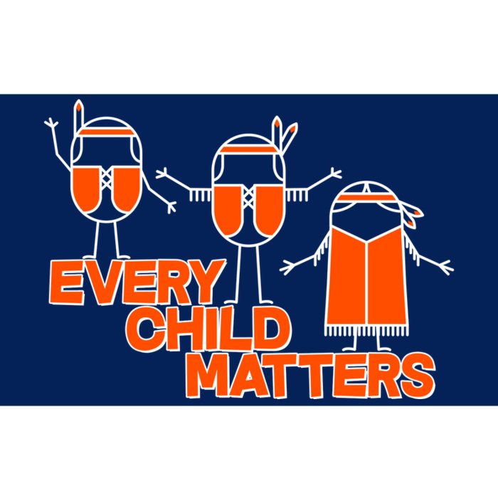 Cute Native American Every Child Matters Bumper Sticker