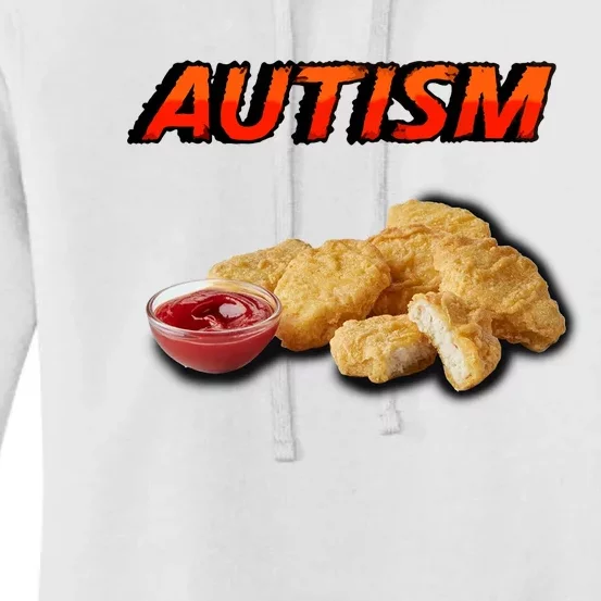 Chicken Nugget Autism Cringey Women's Pullover Hoodie