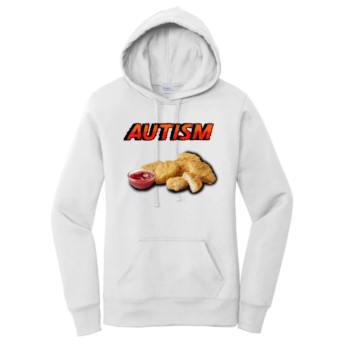 Chicken Nugget Autism Cringey Women's Pullover Hoodie