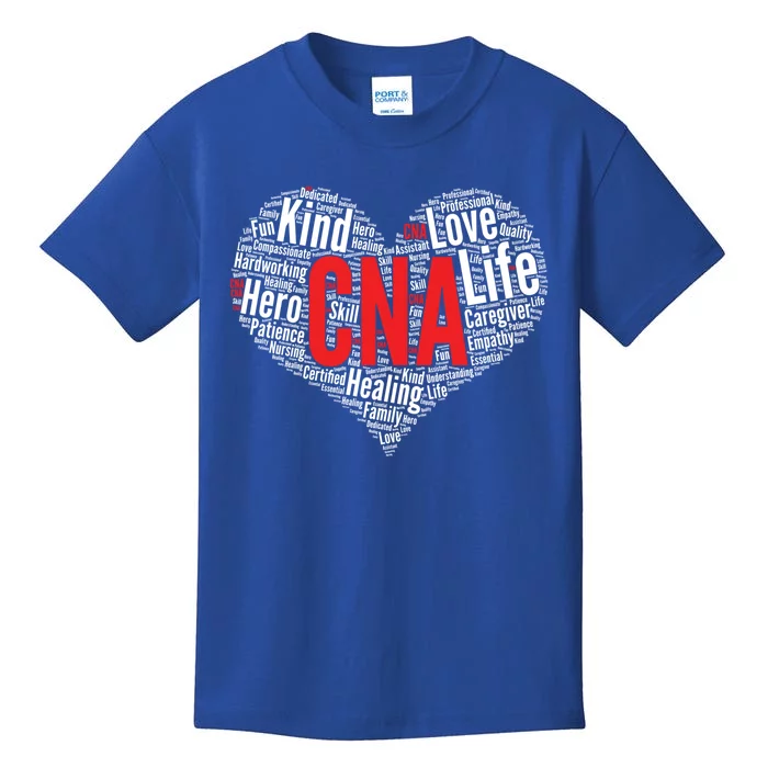 Certified Nursing Assistant Cna Heart Healthcare Profession Gift Kids T-Shirt