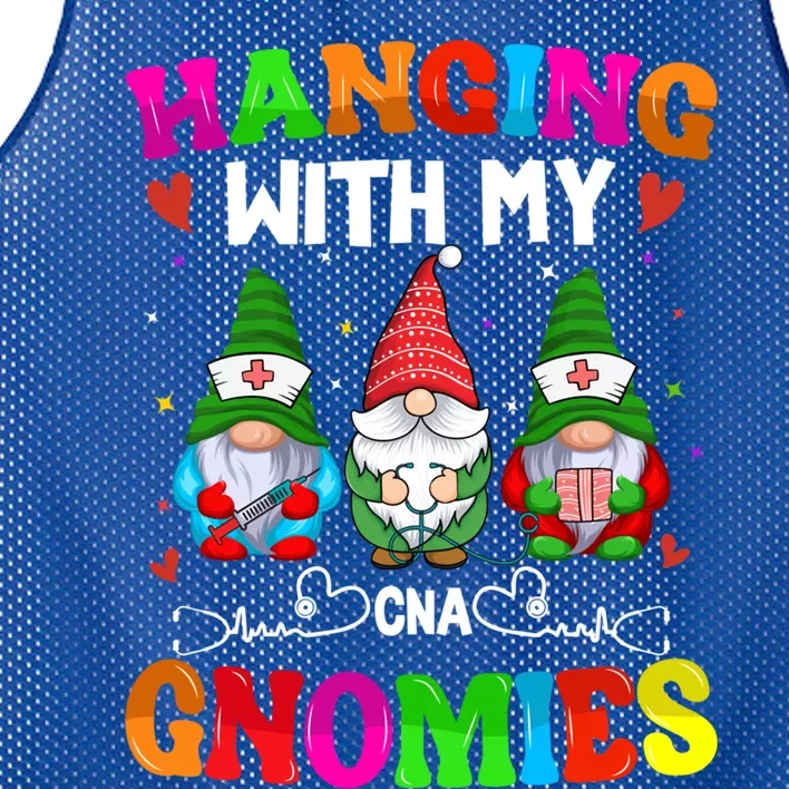 Certified Nursing Assistant Hanging With My Cna Gnomies Gift Mesh Reversible Basketball Jersey Tank