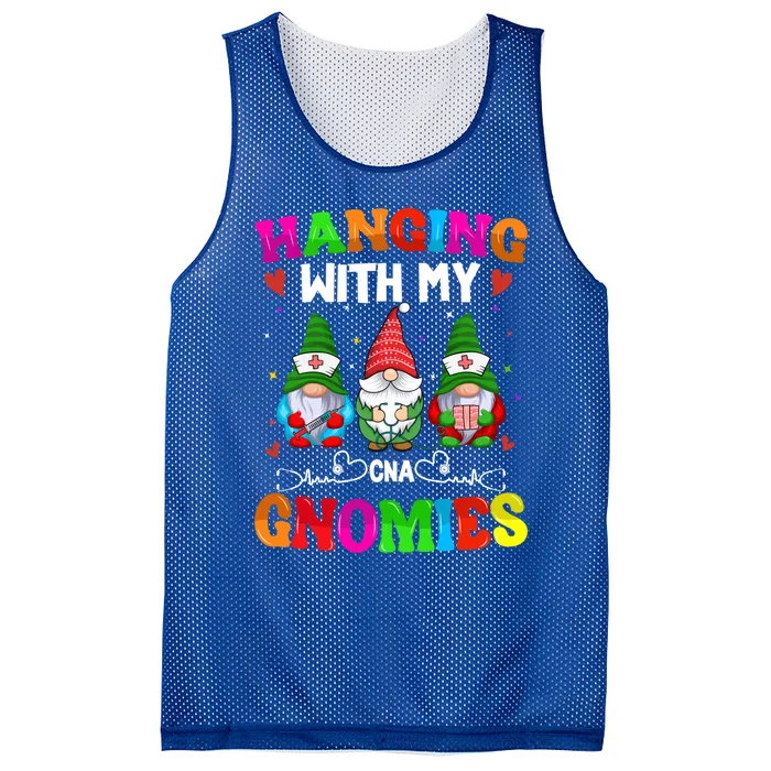 Certified Nursing Assistant Hanging With My Cna Gnomies Gift Mesh Reversible Basketball Jersey Tank