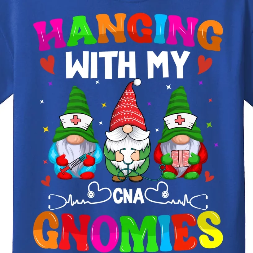 Certified Nursing Assistant Hanging With My Cna Gnomies Gift Kids T-Shirt