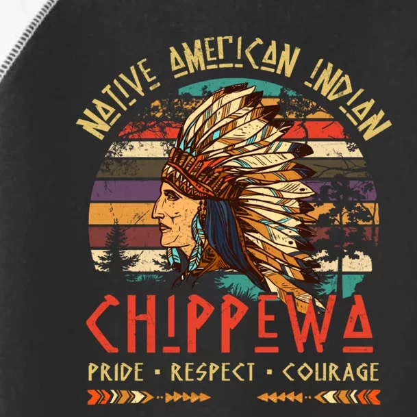 Chippewa Native American Indian Pride Indigenous Tribe Toddler Fine Jersey T-Shirt