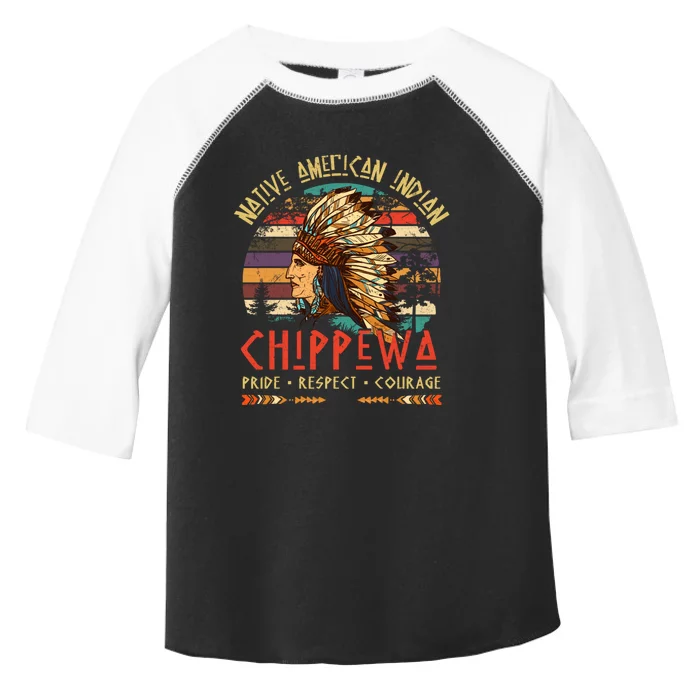 Chippewa Native American Indian Pride Indigenous Tribe Toddler Fine Jersey T-Shirt