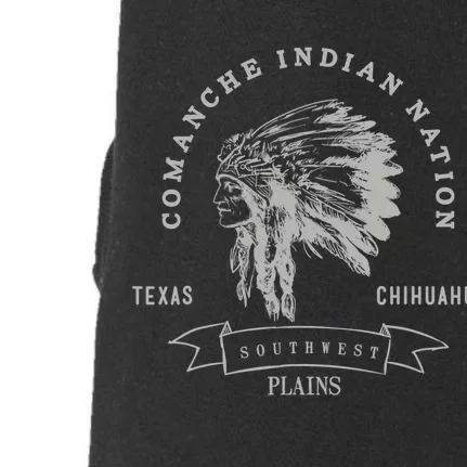 Comanche Native American Indian Pride Chief Respect Doggie 3-End Fleece Hoodie