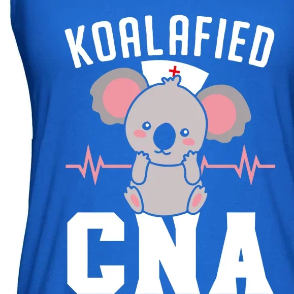 Certified Nursing Assistant Medical Worker Koalafied Cna Gift Ladies Essential Flowy Tank