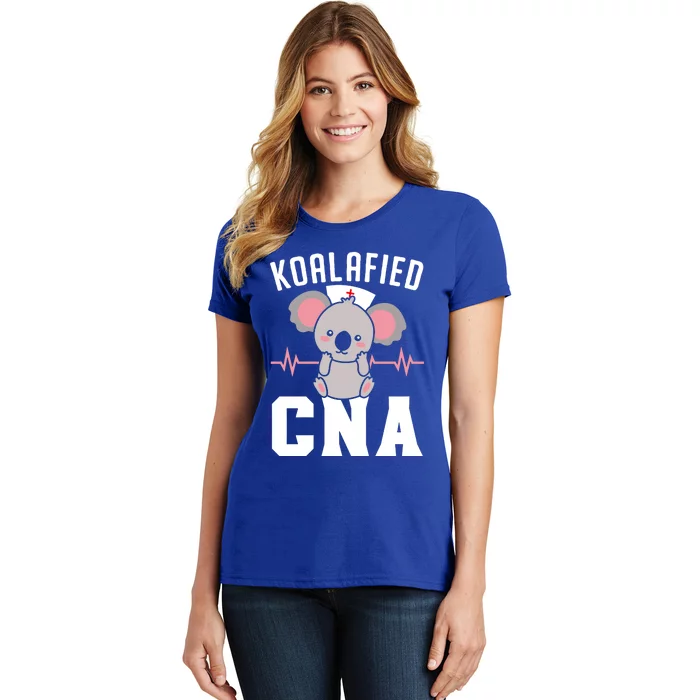 Certified Nursing Assistant Medical Worker Koalafied Cna Gift Women's T-Shirt