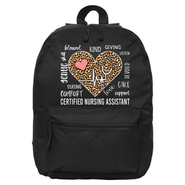 CNA Nurse Appreciation Certified Nurse Assistant CNA 16 in Basic Backpack