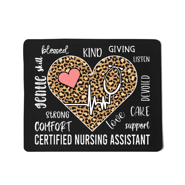 CNA Nurse Appreciation Certified Nurse Assistant CNA Mousepad