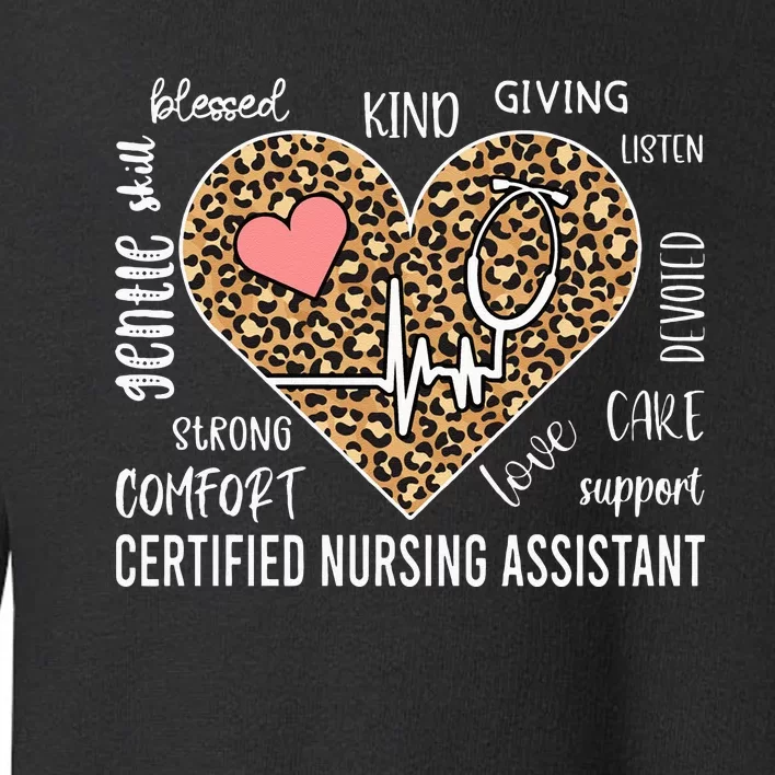 CNA Nurse Appreciation Certified Nurse Assistant CNA Toddler Sweatshirt