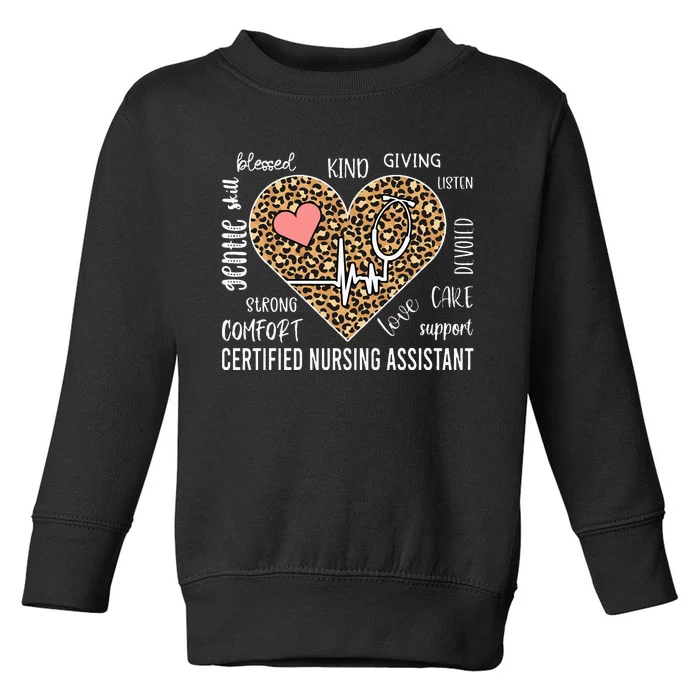 CNA Nurse Appreciation Certified Nurse Assistant CNA Toddler Sweatshirt