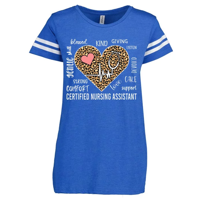 CNA Nurse Appreciation Certified Nurse Assistant CNA Enza Ladies Jersey Football T-Shirt