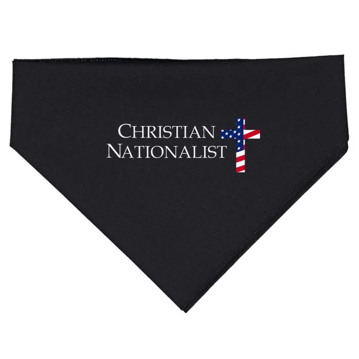 Christian Nationalist American Flag USA-Made Doggie Bandana