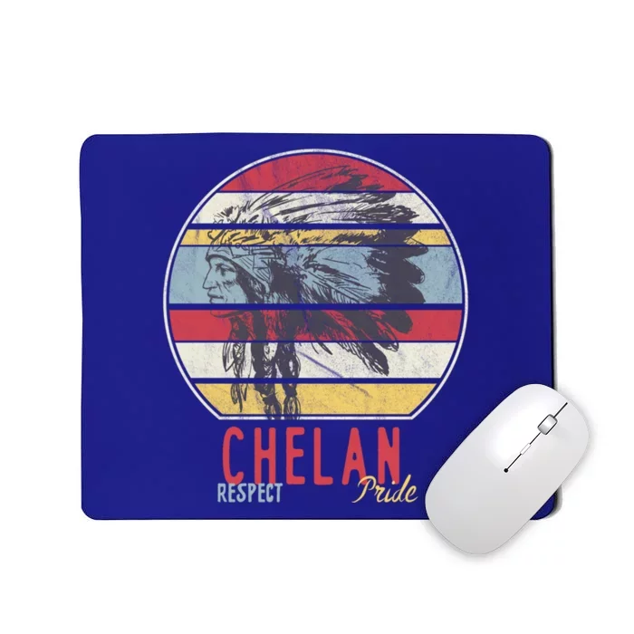 Chelan Native American Indian Tribe Respect Pride Retro Sun Gift Mousepad