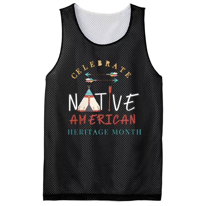 Celebrate Native American Heritage Month Mesh Reversible Basketball Jersey Tank