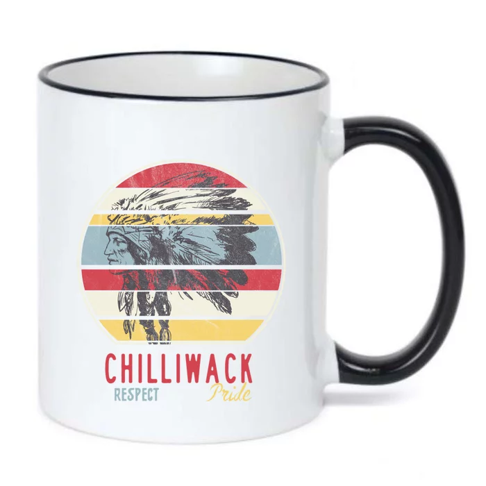 Chilliwack Native American Indian Tribe Respect Pride Retro Gift Black Color Changing Mug