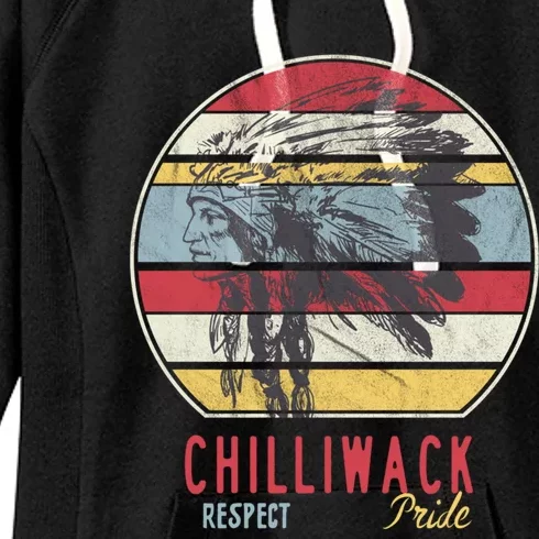 Chilliwack Native American Indian Tribe Respect Pride Retro Gift Women's Fleece Hoodie