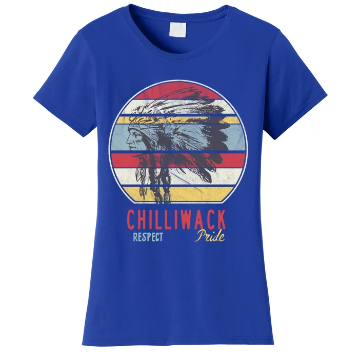 Chilliwack Native American Indian Tribe Respect Pride Retro Gift Women's T-Shirt