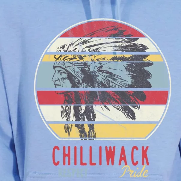 Chilliwack Native American Indian Tribe Respect Pride Retro Gift Unisex Surf Hoodie