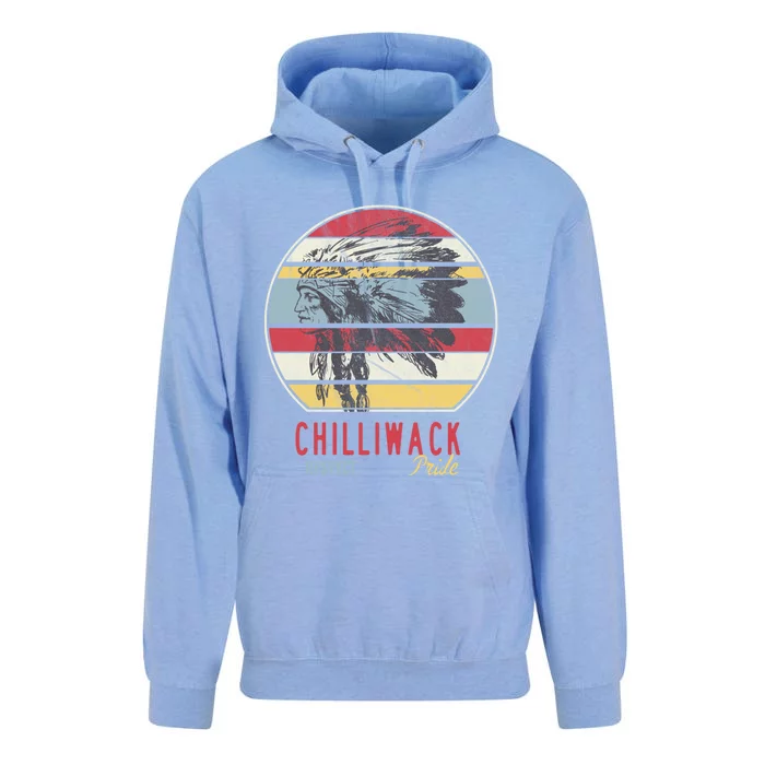 Chilliwack Native American Indian Tribe Respect Pride Retro Gift Unisex Surf Hoodie