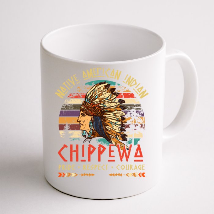 Chippewa Native American Indian Pride Indigenous Tribe Gift Front & Back Coffee Mug