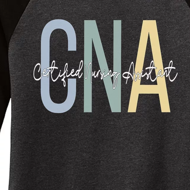 Certified Nursing Assistant Boho CNA Women's Tri-Blend 3/4-Sleeve Raglan Shirt