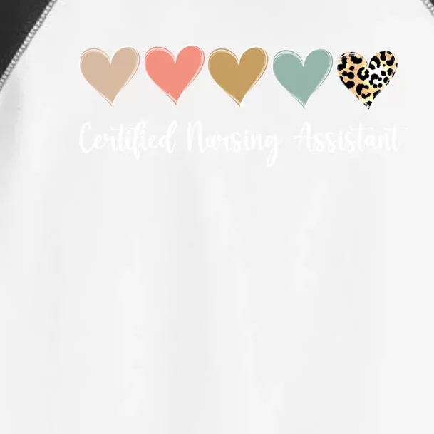 Certified Nursing Assistant Leopard Nurse Assistant Cna Gift Toddler Fine Jersey T-Shirt