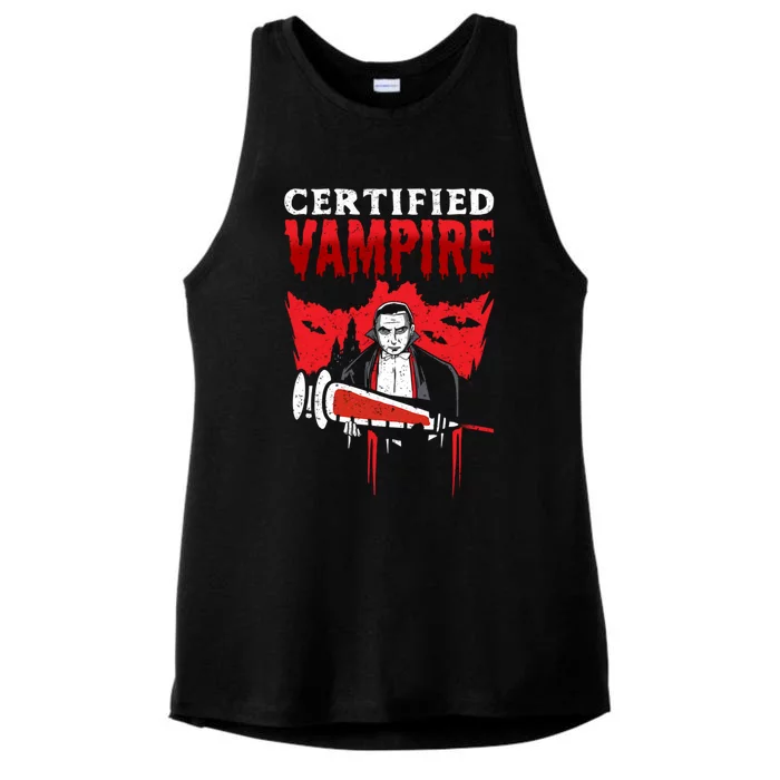 Certified Nursing Assistant Cna Vampire Costume Phlebotomist Gift Ladies Tri-Blend Wicking Tank