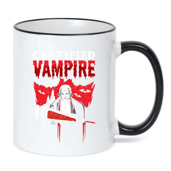 Certified Nursing Assistant Cna Vampire Costume Phlebotomist Gift Black Color Changing Mug