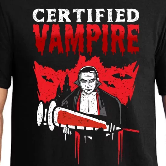 Certified Nursing Assistant Cna Vampire Costume Phlebotomist Gift Pajama Set