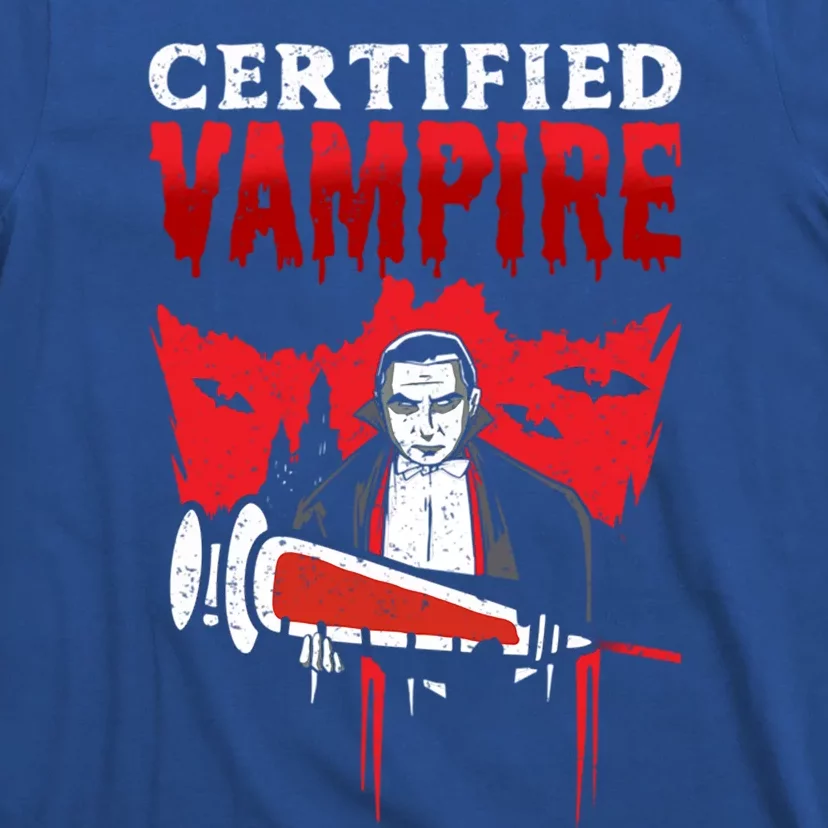 Certified Nursing Assistant Cna Vampire Costume Phlebotomist Gift T-Shirt