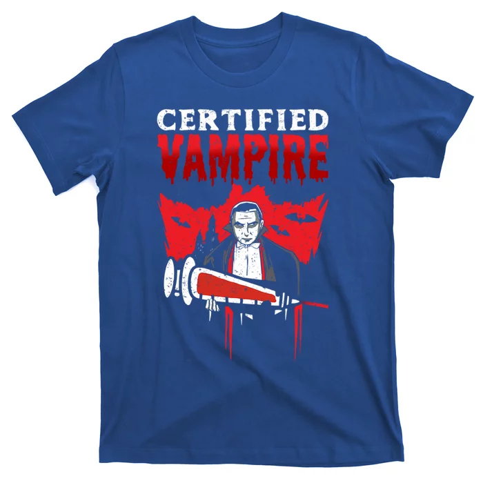 Certified Nursing Assistant Cna Vampire Costume Phlebotomist Gift T-Shirt