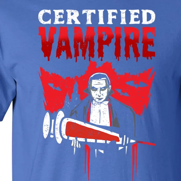 Certified Nursing Assistant Cna Vampire Costume Phlebotomist Gift Tall T-Shirt