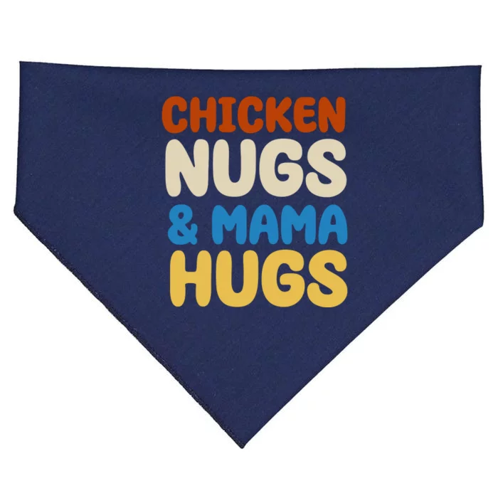 Chicken Nugs And Mama Hugs USA-Made Doggie Bandana