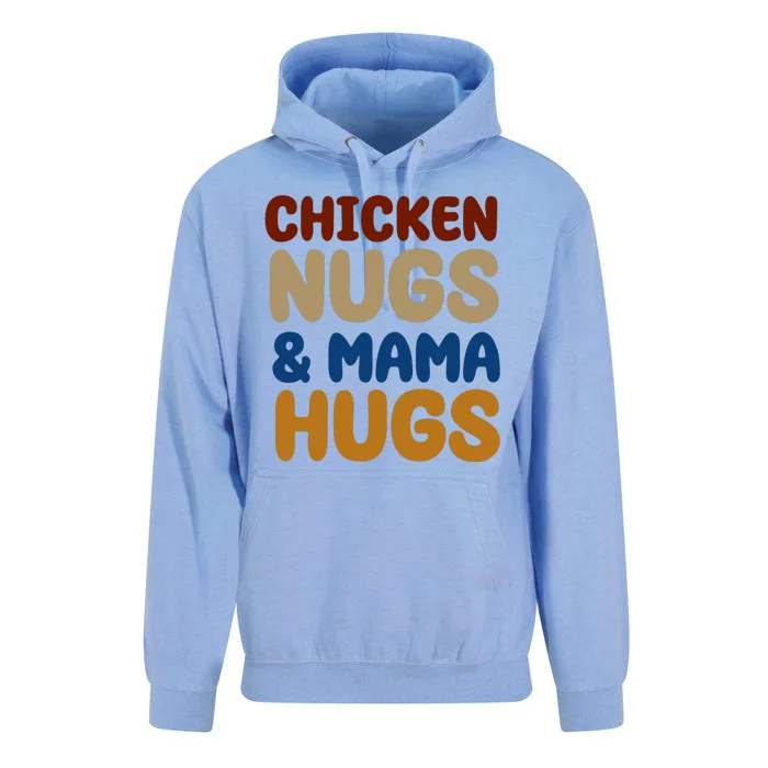 Chicken Nugs And Mama Hugs Unisex Surf Hoodie