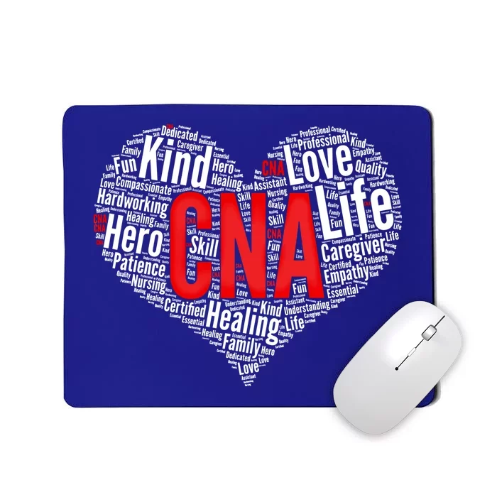 Certified Nursing Assistant Cna Heart Healthcare Profession Cool Gift Mousepad