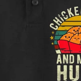 Chicken Nugs And Mama Hugs For Chicken Nugget Lover Dry Zone Grid Performance Polo