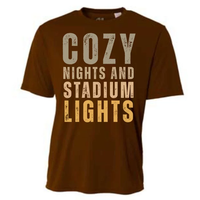 Cozy Nights And Stadium Lights Football Cooling Performance Crew T-Shirt