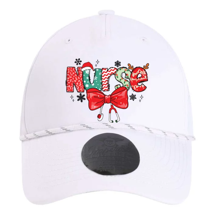 Christmas Nurse Bow Performance The Dyno Cap