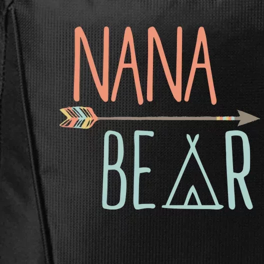 Cute Nana Bear Announcet Gift City Backpack