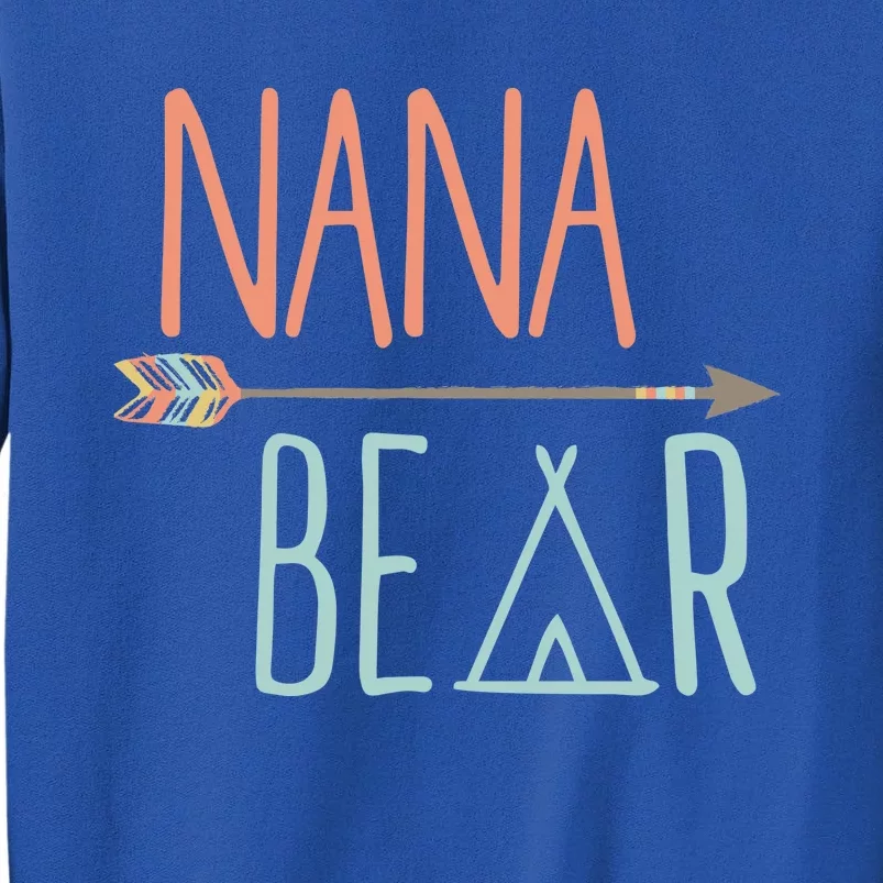 Cute Nana Bear Announcet Gift Tall Sweatshirt