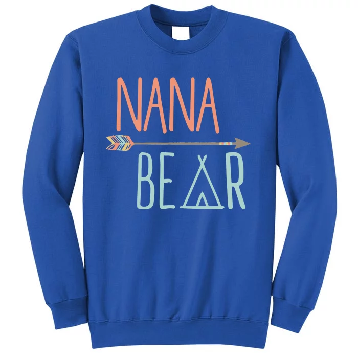 Cute Nana Bear Announcet Gift Tall Sweatshirt