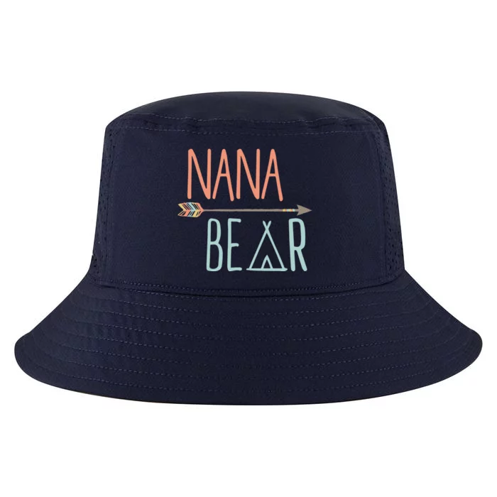 Cute Nana Bear Announcet Gift Cool Comfort Performance Bucket Hat