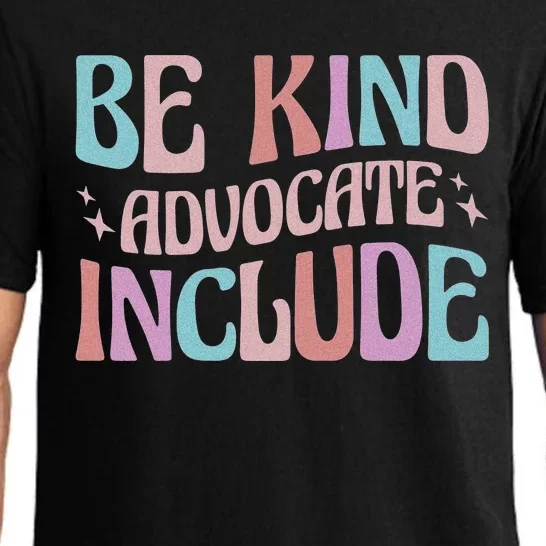 Celebrate Neurodiversity Be Kind Advocate Include Pajama Set