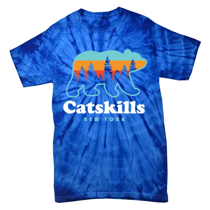 Catskills Ny Bear Mountains Camping Hiking New York Gift Tie-Dye T-Shirt