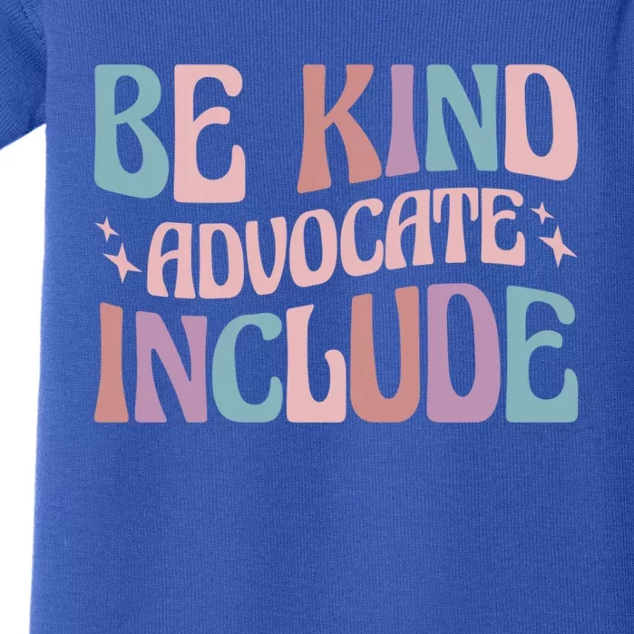 Celebrate Neurodiversity Be Kind Advocate Include Gift Baby Bodysuit