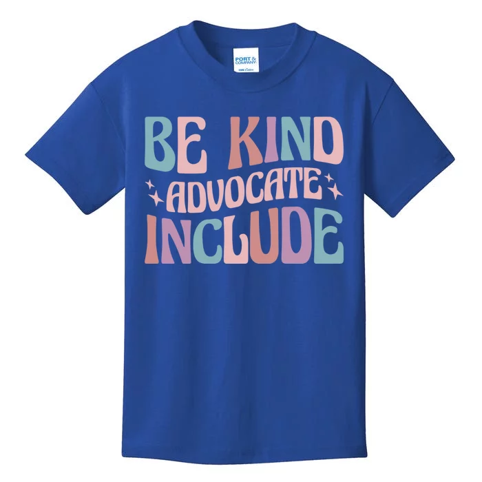 Celebrate Neurodiversity Be Kind Advocate Include Gift Kids T-Shirt