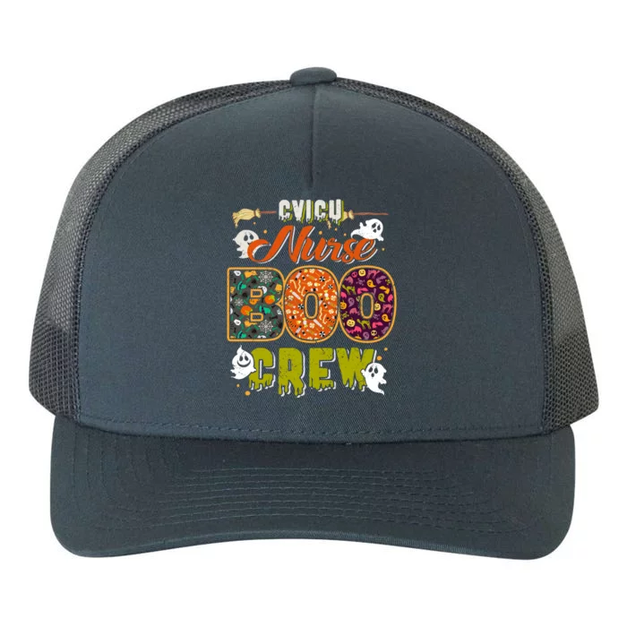 Cvicu Nurse Boo Crew Rn Squad Halloween Matching Fun Gift Yupoong Adult 5-Panel Trucker Hat