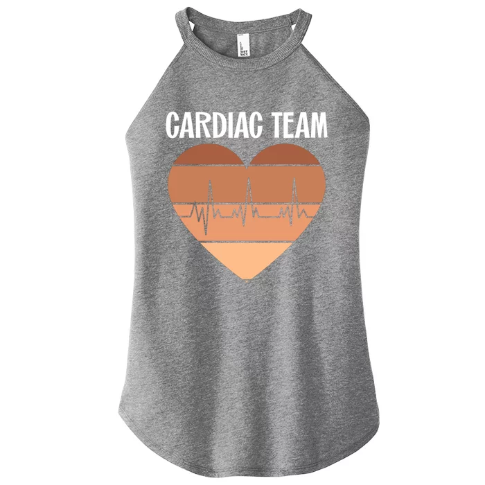 Cardiac Nurse Black History Cna Team Cardiovascular Week Cool Gift Women’s Perfect Tri Rocker Tank